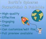 Earth's Spheres PowerPoint & Foldable Activity