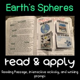 Earth's Spheres Read and Apply