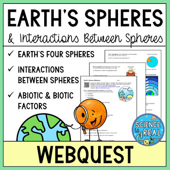 Preview of Earth's Spheres Webquest
