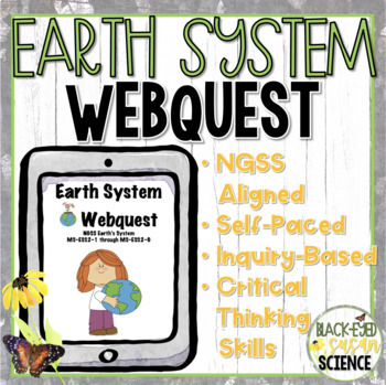 Preview of Earth System WebQuest  (spheres) NGSS