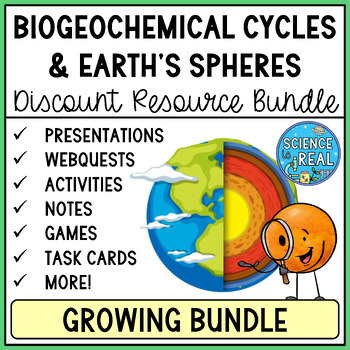 Preview of Biogeochemical Cycles and Spheres Growing Discount Bundle