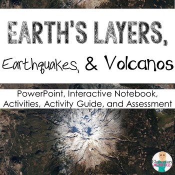 Preview of Layers of the Earth + Plate Tectonics, Earthquakes & Volcanoes Bundle