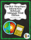 Earth's Structure Interactive Notebook: Bilingual Print Edition