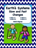 Earth's Systems Slow and Fast Changes NGSS aligned