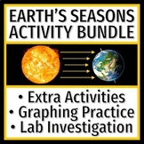 Earth's Tilt Seasons Activity BUNDLE NGSS MS-ESS1-1
