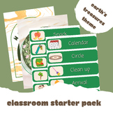 Earth's Treasures Classroom Pack: Schedule Cards, Labels, 