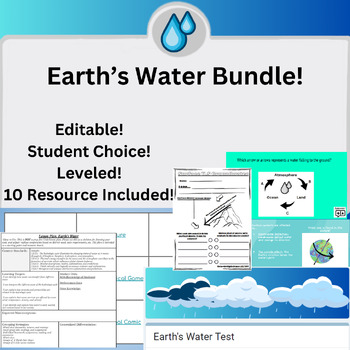 Preview of Earth's Water Unit Bundle!