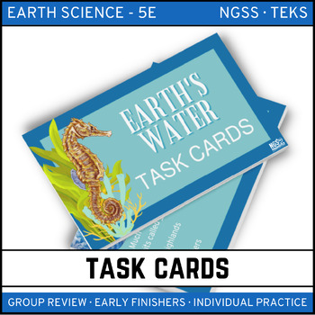 Preview of Earth's Waters Task Cards