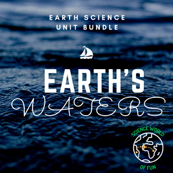 Preview of Earth's Waters Notebook Bundle | Earth Science Middle School | Google Slides