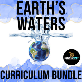 Preview of Earth's Waters Oceanography Unit Bundle- Middle School Earth Science Notebook