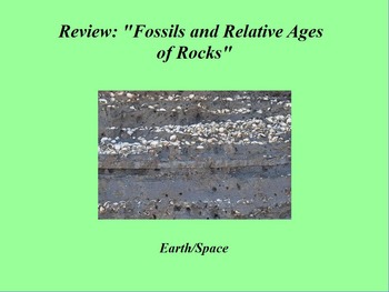 Preview of Earth/Space ActivInspire Review "Fossils and Relative Dating"