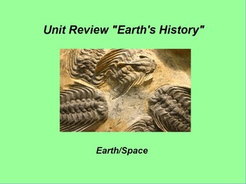 Preview of Earth/Space ActivInspire Unit Assessment Review "Earth's History"