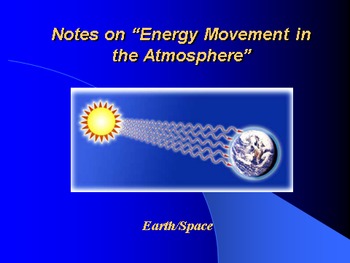 Preview of Earth/Space Lesson II PowerPoint "Energy Movement in the Atmosphere"