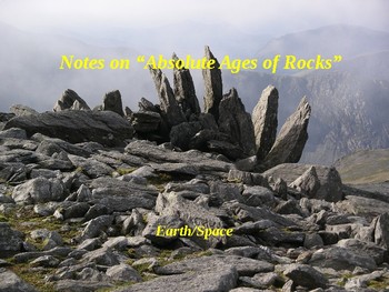 Preview of Earth/Space Lesson III PowerPoint "Absolute Ages of Rocks"