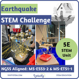 Earthquake 5E STEM Challenge (MS-ESS3-2 & MS-ETS1-1)