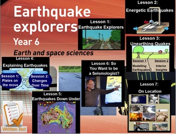 Preview of Earthquake Explorers: Year 6 (Primary Connections Science unit) WHOLE TERM DONE!