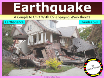 Preview of Earthquake - Its causes, impacts & effects (with engaging worksheets)