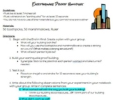 Earthquake Proof Building Project STEM