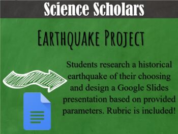 Preview of Earthquake Research Project