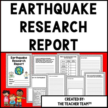Preview of Earthquakes | Earthquake Research Report