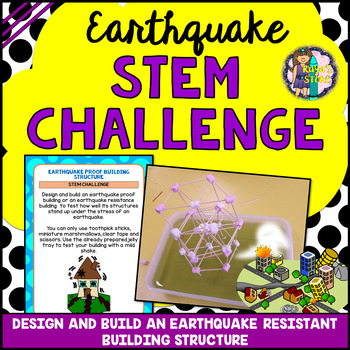 Preview of Earthquake STEM Activity (Earthquake Resistant Building Structure Challenge)