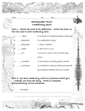 Earthquake Terror, 5th grade Vocabulary Quiz