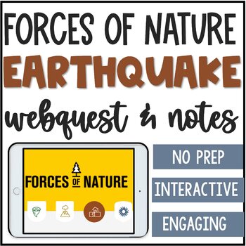 Preview of Earthquake Webquest and Graphic Notes