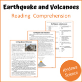 Earthquake and Volcanoes Reading Comprehension Passage and