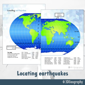 Earthquake worksheets complete with answers by Ian Jeffery | TpT
