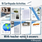 Earthquake worksheets complete with answers