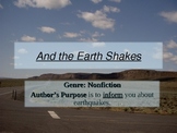 Earthquakes: And the Earth Shakes