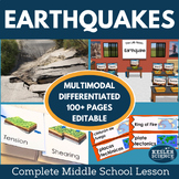 Earthquakes Complete 5E Lesson Plan