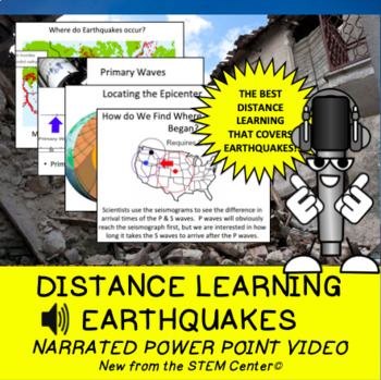 Preview of Earthquakes Distance Learning Narrated Power Point Video