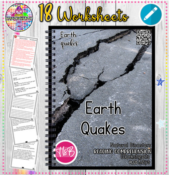 Preview of Earthquakes | Earthquakes | Reading Comprehension + Keys