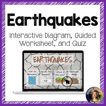 easy earthquake diagram for kids