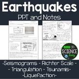 Earthquakes - Tsunamis - Triangulation - PPT and Notes