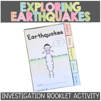 Preview of Earthquakes Science Investigation Booklet 
