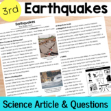 Earthquakes Science Reading Comprehension Passage | Natura