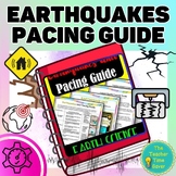 Earthquakes Faults & Seismic Waves Earth Science Pacing Gu