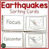 Earthquakes - Review Activity - Sorting Cards