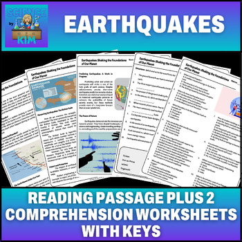 Preview of Earthquakes Unearthed: Engaging Informational Text & Comprehension Questions