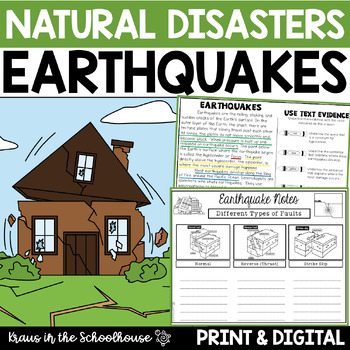 Preview of Earthquakes Unit | Natural Disasters
