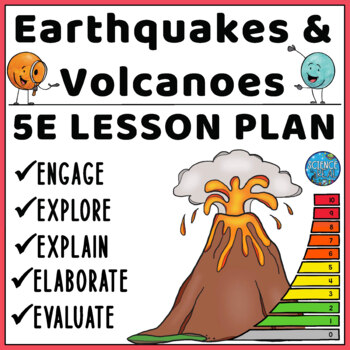 Preview of Earthquakes and Volcanoes 5E Unit Plan - Secondary Science