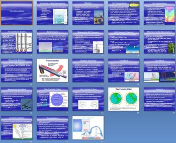 Preview of Earths Atmosphere Smartboard Notebook Presentation Lesson Plan