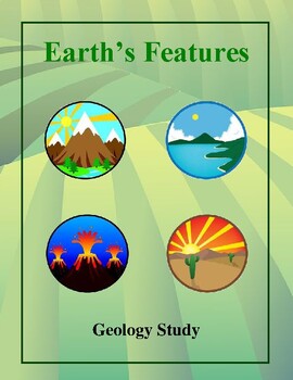 Preview of Earth's Features - Geology Study, Activities and Handouts
