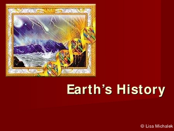 Preview of Earths History PowerPoint Presentation Lesson Plan