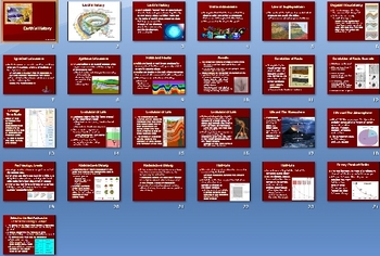Preview of Earths History Smartboard Notebook Presentation Lesson Plan