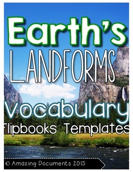 Preview of Earth's Landforms Interactive Flipbook