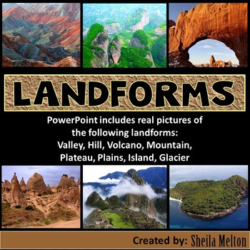 Preview of LANDFORMS PowerPoint