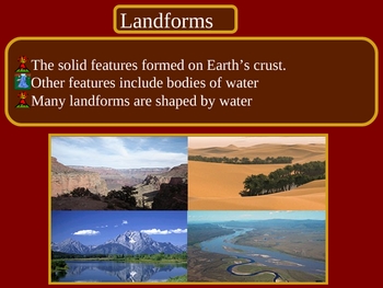 Earth's Layers and Landforms PowerPoint lesson by PowerPoint Maniac